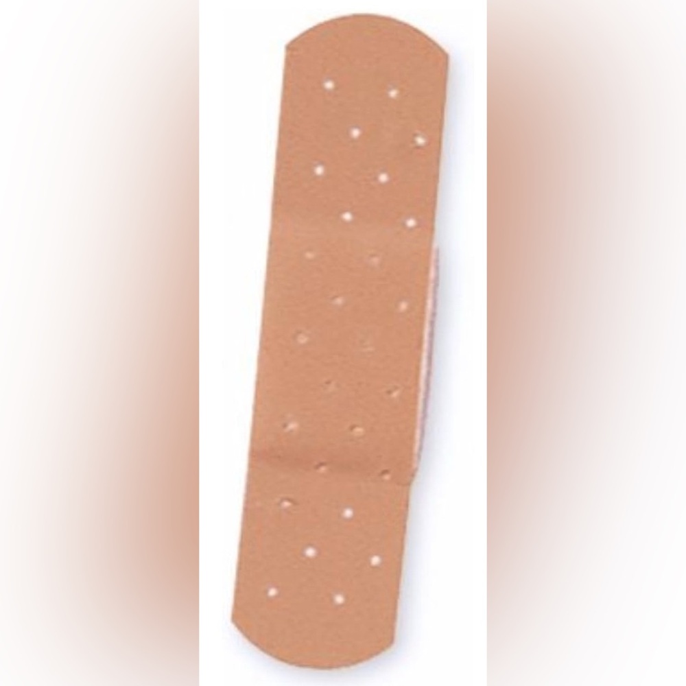 NWT MEDLINE CURAD PLASTIC ADHESIVE BANDAGES 3/8" x 1.5", BOX OF 100